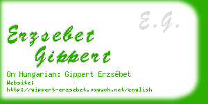 erzsebet gippert business card